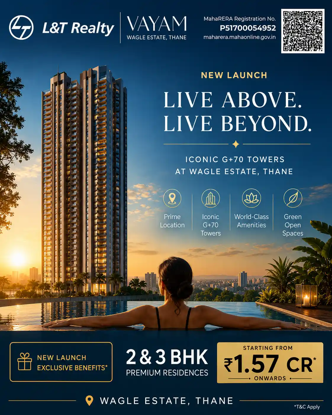 L&T Wagle Estate - Modern Urban Living in Thane by L&T Realty L&T Vayam